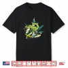 Surfing Dinosaur Smoking Joint Bong Funny Weed Lover Gifts Shirt