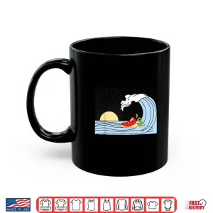 Mug Surfing Wave Chilis Funny For Men Women Shirt
