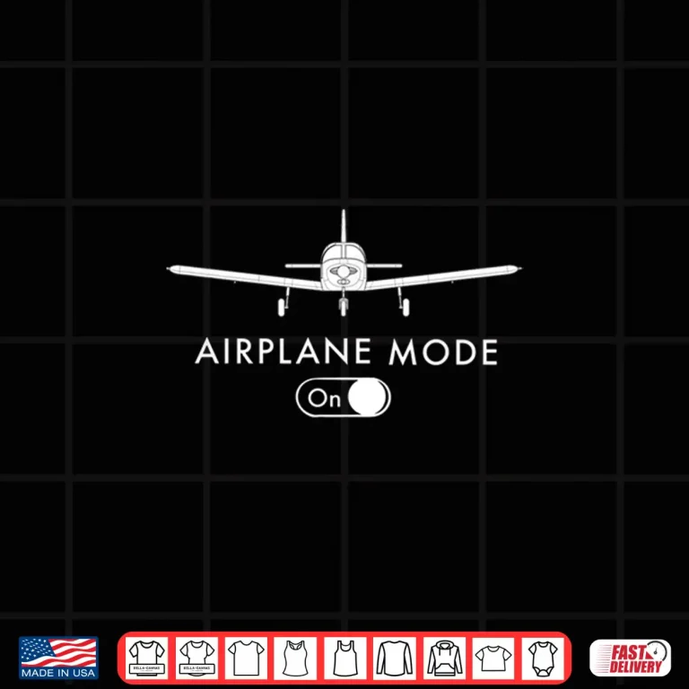 Design Airplane Mode On Piper Shirt