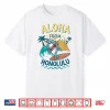 Aloha From Honolulu Hawaii Surfing Dolphin Souvenir Shirt