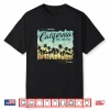 California Surfing Beach Summer Vintage Retro Surf Gift Shirt