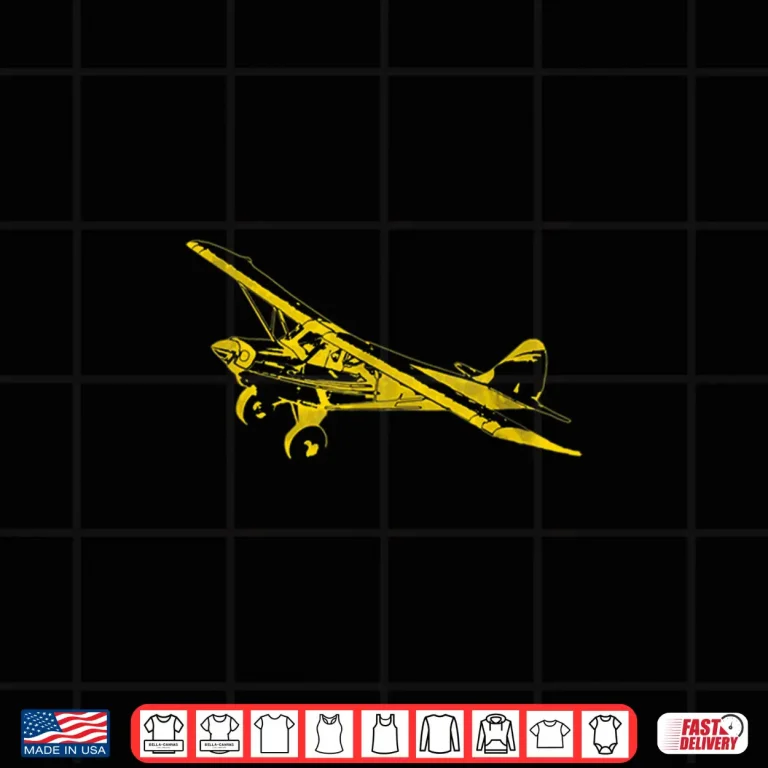 Design Classic Airplane Pilot Super Bush Cub Shirt