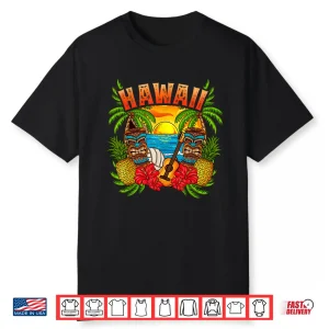 Hawaii Vacation Surfing Diving Beach Hawaiian Souvenirs Shirt