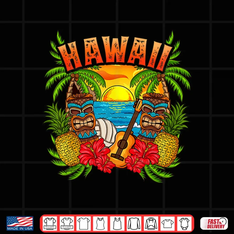 Design Hawaii Vacation Surfing Diving Beach Hawaiian Souvenirs Shirt