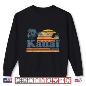 Sweatshirt Kauai Hawaii Vintage Beach Summer Surfing 70s Retro Hawaiian Shirt