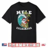 Mele Kalikimaka Hawaii Christmas Surfing Santa Shirt