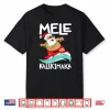 Mele Kalikimaka Hawaiian Christmas Hawaii Surfing Santa Shirt