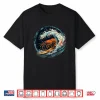 Shrimp Ocean Sea Animal Lover Marine Mammal Surfing Motif Shirt