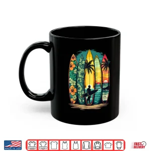 Mug Surfboarder Hawaii Wave Surfing Lover Beach Surfer Shirt