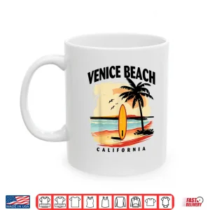 Mug Venice Beach California Surfboard Surfing Men Women Shirt