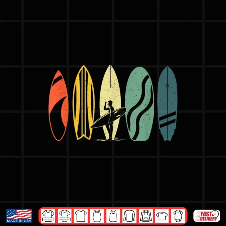 Design Best Surfboard For Men Women Kids Surfing Surfer Surfboard Shirt