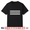 Checkered Black And White Pattern Surfing And Skateboard Shirt
