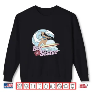 Sweatshirt Disney Lilo Stitch Big Sister Nani Surfing Shirt