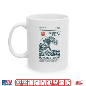 Mug Japanese Art Surfing Beach Japan Souvenir Hokkaido Wave Shirt