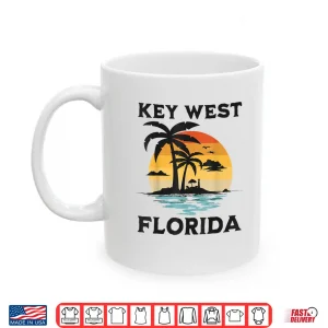 Mug Key West Florida Beach Surf Summer Vacation Vintage Men Women Kids Shirt
