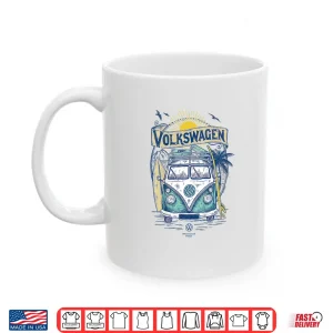Mug Kids Volkswagen Type 2 Campervan Catch The Waves Surfing Van Kids Shirt