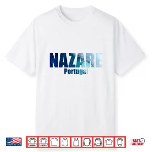 Mens Womens And Youth Nazare Portugal Wave Surf Surfing Shirt