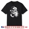 Retro Rad Christmas Mele Kalikimaka Santa Shaka Hawaii Surf Shirt
