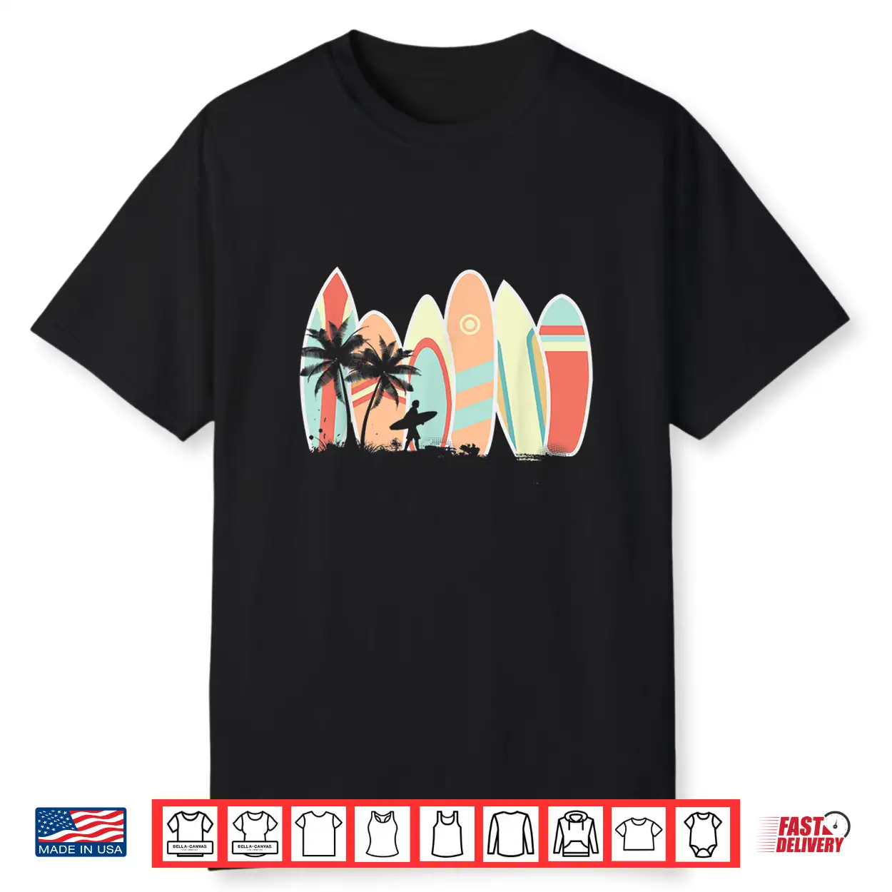 Retro Vintage Surfboard Surfing Surfboarder Wave Surfer Shirt Retro Vintage Surfboard Surfing Surfboarder Wave Surfer Shirt