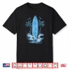 Surf Watercolor Surfboard Surfing Beach Palm Trees Surfer Shirt