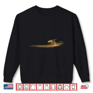 Sweatshirt Surfer Wave Graphic Surfboard Surfing for Surfers Shirt