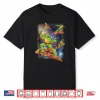 Teenage Mutant Ninja Turtles Cosmic Pizza Surfing Shirt