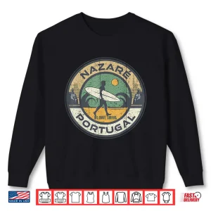Sweatshirt Vintage Nazare Portugal Beach Vintage Retro Surfing Shirt