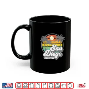 Mug Vintage San Diego Beach California Surfing Retro Surf Gift Shirt