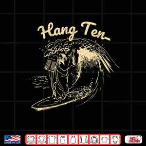 Design Vintage Surfing Moses Hang Ten Shirt