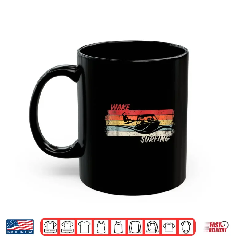 Mug Wake Surfing Wakesurfing Boat Lake Surf T Shirt Wakesurf