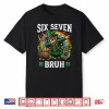 Bruh Six Seven Dabbing Leprechaun St Patricks Day 67 Meme Shirt