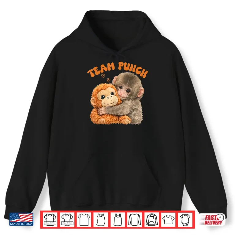 Hoodie Baby Monkey Punch Team Punch Shirt Men Women Kids Shirt