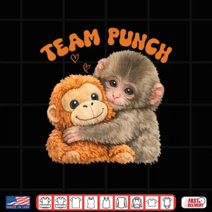 Design Baby Monkey Punch Team Punch Shirt Men Women Kids Shirt