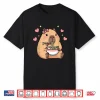 Cute Girls Capybara Ramen Kawaii Tea Kawaii Capy Lover Kids Shirt