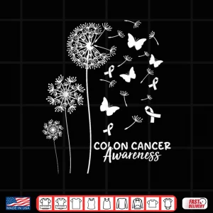 Design Colorectal Colon Cancer Awareness Colonoscopy Blue Ribbon Shirt