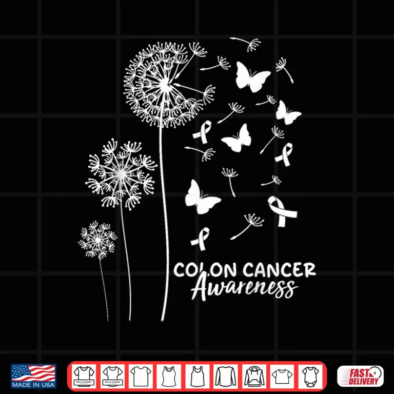 Design Colorectal Colon Cancer Awareness Colonoscopy Blue Ribbon Shirt