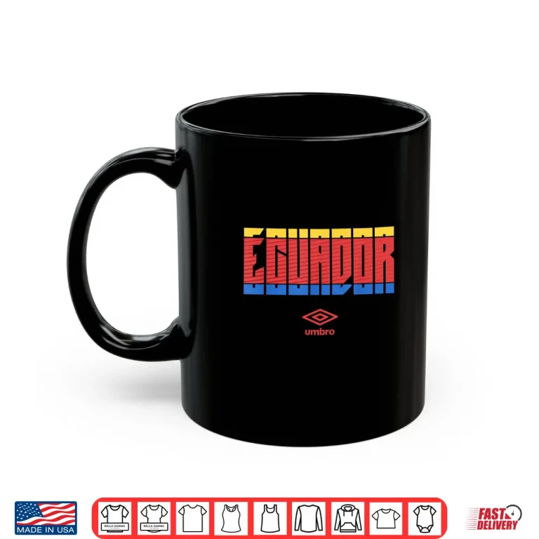 Mug Umbro International Soccer Ecuador Shirt