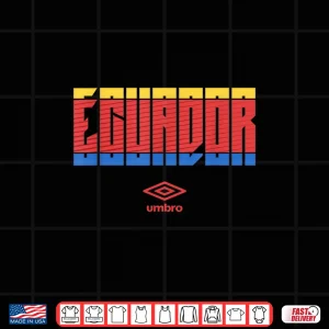 Design Umbro International Soccer Ecuador Shirt