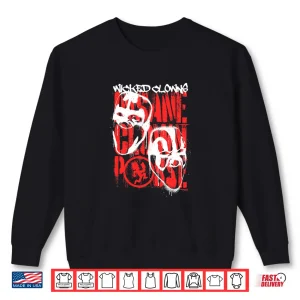 Sweatshirt ICP Spray Painted Wicked Clowns Graffiti Hip Hop Premium Tri Blend Shirt