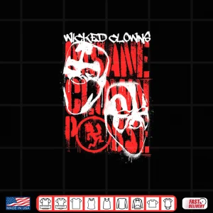 Design ICP Spray Painted Wicked Clowns Graffiti Hip Hop Premium Tri Blend Shirt