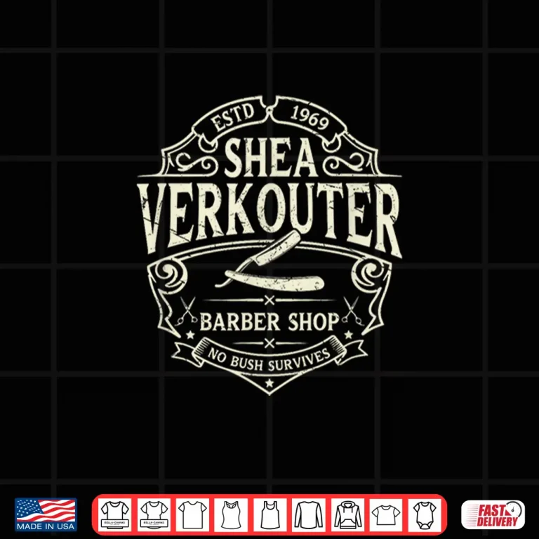 Design Shea Verkouter Funny Adult Humor Barber Shop Gag Gifts Shirt