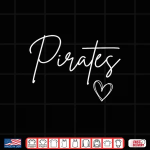 Design Pirates School Mascot KLuv Tee Shirt