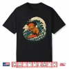 Capybara Surfing Japanese Tee For Man Woman Shirt