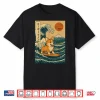 Corgi Surfing Japanese Wave Shirt