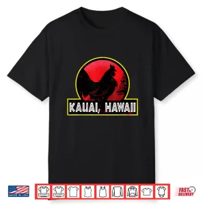 Hawaii Kauai Vintage Hawaiian Surfing Garden Island Gifts Shirt