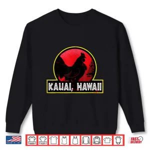 Sweatshirt Hawaii Kauai Vintage Hawaiian Surfing Garden Island Gifts Shirt