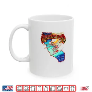 Mug Grateful Dead Surfing California Skeleton Vintage Band Shirt