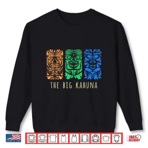 Sweatshirt Hawaii Tiki Surfing Polynesian Big Kahuna Retro Hipster Shirt