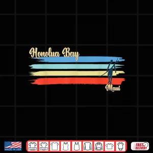 Design Honolua Bay Maui Hawaii Surfing Beach Shirt