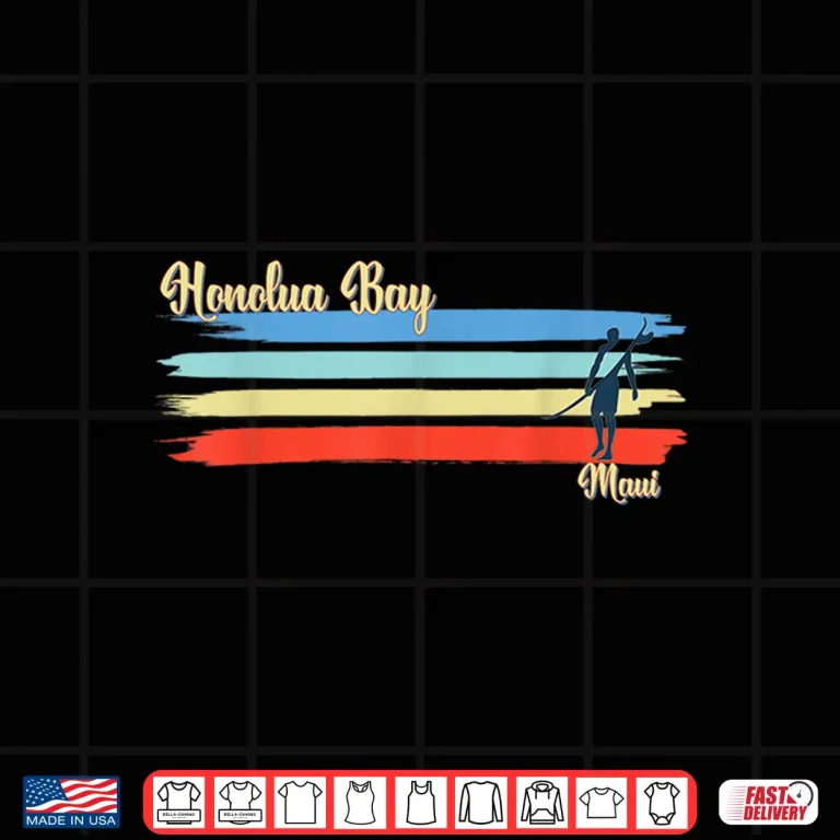 Design Honolua Bay Maui Hawaii Surfing Beach Shirt